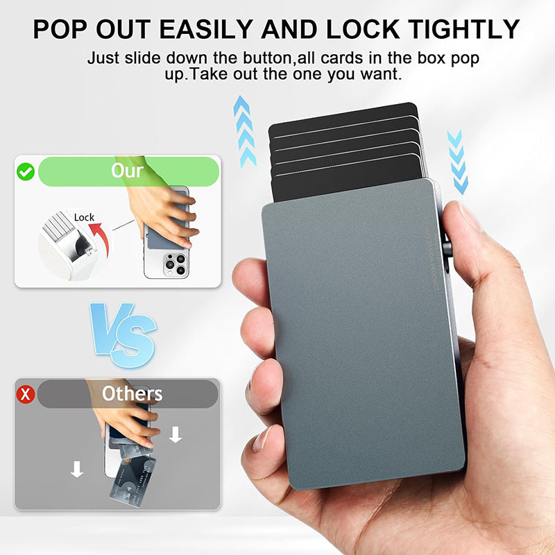 Cartera de aluminio antirrobo sultrendshop slim RFID Wallet
